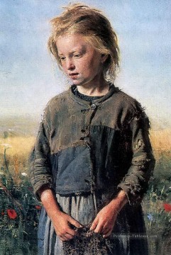 une fille de pêcheur 1874 Ilya Repin Peinture à l'huile